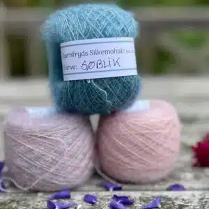 Garnfryds Silkemohair 25 gr. 72% RMS certificeret mohair og 28% silke